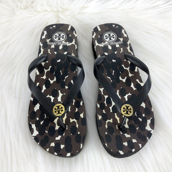 Tory Burch Shoes - Tory Burch Thong Logo Wedge Platform Sandals